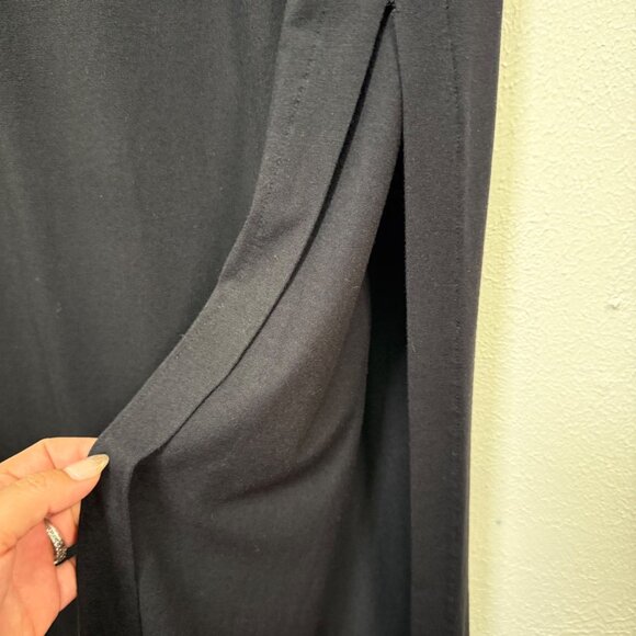 Peruvian Connection Soft Pima Cotton Sleeveless Maxi Dress Medium Black Twist - Picture 5 of 12